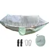 La hamaca de nailon anti-mosquitos de apertura rápida más vendida de FuHua, mosquitero portátil para exteriores, tela de nailon, hamaca resistente al desgaste y a la rotura