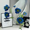 6 Cabezas de Flores Mariposa, Flores Artificiales para Decoración de Salón de Bodas, Flores Falsas de Peonía al por Mayor