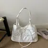 Bolsa de Ombro Tendência e Estilosa deste Ano para Mulheres 2026 Nova Bolsa de Mão Grande com Laço Bolsa de Ombro Bolsa Tote