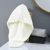 Toalla Absorbente para Secar el Cabello de Salón de Belleza Transfronterizo en Stock, Gorro Secador de Cabello de Coral Negro con Cola de Golondrina, Toalla para Secar el Cabello Súper Absorbente Engrosada