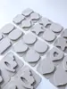 Moldes de Silicone para Folhas de Cera de Aromaterapia DIY, Vários Estilos de Combinação, Moldes de Etiqueta Suspensa de Gesso Perfumado de Furo Único e Múltiplas Formas
