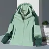Chaqueta 3 en 1 para exteriores: Clásico Cortavientos, Con Capucha, Resistente a Manchas, Impermeable, Duradero, Esencial para Senderismo, Montañismo y Ciclismo