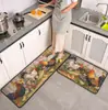 Venta caliente transfronteriza TEMU Alfombrilla de suelo de cocina de gallo larga absorbente antideslizante felpudo para entrada del hogar entrega de una sola pieza