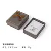 Caja de Joyería con Cinta de Lazo Tapa Cielo y Tierra Caja para Pendientes Anillos Set de Pendientes Collares Caja de Regalo Caja de Joyería de Lujo Ligero