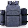 Mochila Transfronteriza Personalizada Oxford de Gran Capacidad para Conservación de Alimentos y Aislamiento Térmico, Bolsa de Almacenamiento Portátil para Picnic, Camping al Aire Libre
