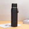 Taza termo de acero inoxidable 304 con tapa de acero, para uso transfronterizo, con compartimento para té, separación de té y agua, taza de burbujas, tetera portátil, venta al por mayor