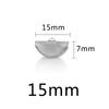 Aço Inoxidável Fivela de Contas Onduladas Fivela Pontiaguda Aço Titânio Joias DIY Fivela de Cavalo Conector de Colar Pulseira Acessórios Atacado