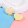 Parche de Felpa Acrílica con Color Sólido Forma de Corazón Pasador Accesorio para el Cabello Aretes Accesorios para Joyería DIY para Mujeres