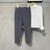 Calças Sociais Masculinas com Caimento Outono Estilo Coreano Tendência Business Casual Britânico Calças Cropped Slim Retas Calças de Terno
