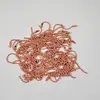 Cadena de eslabones de 10 cm, 2,4 mm, cadena de hierro de colores pintada en spray para etiquetas, llaveros, cadenas colgantes para manualidades, venta al por mayor