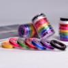 Corda Elástica Colorida Linha de Pesca de Cristal Pulseira de Cristal DIY Cordão para Miçangas Materiais para Joias Artesanais Acessórios Wenwan