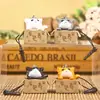 Chaveiro Corrente de Gato Desenho Animado 3D de Plástico, Disponível para Compra Individual ou Atacado