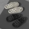 Zapatillas de baño antideslizantes para mujer, de verano, para interior, para baño, huecas, de secado rápido, cómodas para el hogar y parejas
