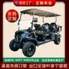 Autobús Lanzadera de Hotel Resort Carrito de Golf de 6 Plazas Coche para Ver Inmuebles Parque de Propiedad Carrito de Golf Eléctrico