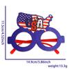 Gafas con Letras USA Día de la Independencia Americana 2026 4 de Julio Día Nacional Decoración de Fiesta Marco de Gafas para Foto