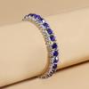 Joyería de Boda Europea y Americana Pulsera multicolor de múltiples capas con diamantes completos diamante brillante estilo Chanel brazalete abierto romano con pedrería B3178
