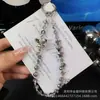 Cadena de Teléfono Móvil con Campana de Cristal de Mariposa de Zircón Hecha a Mano con Cuentas Cadena de Alta Calidad Nueva Moda Cuerda Colgante para Teléfono Móvil Venta al por Mayor