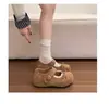 Nuevas Zapatillas Casuales Cómodas de Suela Gruesa con Lazo Dulce para Mujer, Punta Cerrada, Otoño 2026, Zapatos Birkenstock para Mujer que Aumentan la Altura