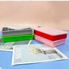 Molde de Silicona para Cubitos de Hielo Bandeja de Hielo Caja de Almacenamiento Caja para Hacer Hielo para Refrigerador Artefacto para Cubitos de Hielo Congelados Caja para Cubitos de Hielo de Gran Capacidad Caja para Almacenamiento de Hielo