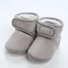 Sapatos de Bebê de Inverno Sapatos Feitos à Mão Mês Solado Macio Sapatos para Crianças Pequenas Sapatos de Bebê Sapatos de Bebê Sapatos Infantis Não Perca Meias com Forro de Lã Sapatos de Algodão