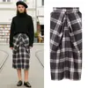 Za Comércio Exterior Transfronteiriço Estoque Pronto Estilo Europeu e Americano Roupas Femininas Verão Novo Design Saia Midi Plissada Drapê