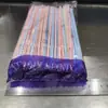 Paquete de Popotes de Colores Desechables para Uso Comercial, Popotes Gruesos de Plástico Transparente para Cafeterías, Tiendas de Té de Burbujas, Té de Limón y Té con Leche