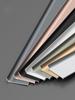 Zócalo de aleación de aluminio 6cm línea de pie metálica autoadhesiva línea de pie de esquina zócalo minimalista de acero inoxidable