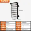 Holofote LED de Alta Potência Transfronteiriço para Exterior Quadrado Dock Holofote Potência Total Alto Brilho 1200W Luz de Projeção