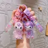 Llavero de Aromaterapia Kuromi Colgante Lindo para Bolso Llavero de Muñeca Dibujo Animado Pequeño Regalo Perfumado Venta al por Mayor