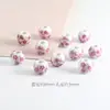 Acessórios para Joias DIY 8mm Contas de Cerâmica Azuis e Brancas Materiais para Colar Feitos à Mão Contas Peroladas Aplique de Jingdezhen Contas de Cerâmica