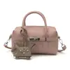 Bolso de Mano de Alta Gama con Patrón de Lichi Nuevo 2026 Moda Versátil Gran Capacidad Bolso de Hombro Cruzado