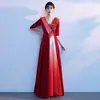 Vestido de Coro para Performance Feminina, Novo Vestido Longo para Adultos e Estudantes, Fantasia Elegante de Palco para Provas de Arte, Apresentações e Competições