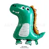 Balões metalizados de animais de desenho animado com tema de dinossauro para decorações de festa de aniversário infantil