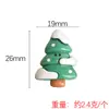 Yqt Diseño Original Caricatura Linda Elemento Navideño Decoración DIY Resina Adornos Navideños Accesorios