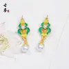 Acessórios de Esmalte Cloisonné Joias Pingente Ruyi Brincos Pulseira DIY Acessórios Enfeites