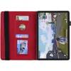 Comercio Exterior Adecuado para Amazon Fire Max 11 Patrón de Ternera Mate en Relieve Tarjetero Funda Protectora para Hombres y Mujeres