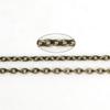 Bolsa de 5 m hecho a mano diy aretes de perlas accesorios cadena cadena O joyería cadena extendida en stock venta al por mayor