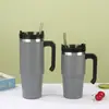 Copo de Carro Selecionado Cuidadosamente 20oz 30oz com Alça Copo Térmico de Aço Inoxidável 304 Copo com Canudo Presente Corporativo Copo de Água