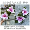 Novo Fabricante de Flores Artificiais de Magnólia Magnólia Rosa de Toque Real com 2 Hastes Decoração Floral Suave para Casa Flores Artificiais Atacado