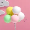 Decoración de Pastel Estilo Ins Bandera Coreana Enchufe Dibujos Animados Oso Lindo Hp Corazón Feliz Cumpleaños Topper Accesorios