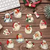 CT738-742 Pegatinas Magnéticas Navideñas Vintage Transfronterizas para Refrigerador Decoración Divertida para el Hogar Atmósfera Festiva Pegatinas Magnéticas