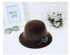 Sombrero de invierno tipo cubeta para mujer, pelo de visón, color sólido, moda coreana, sombrero para madre, sombrero para mujer de mediana edad, venta al por mayor