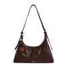 Bolsa tote casual e estilosa em couro encerado para mulheres, modelo 2026 novo, grande capacidade, adequada para o dia a dia, bolsa de ombro moderna com um visual sofisticado