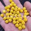 Cuentas de aceite de pollo color ámbar amarillo estilo vintage, cuentas sueltas, cuentas de barril de ámbar amarillo artificial, cuentas espaciadoras, cuentas para accesorios de joyería Lulutong