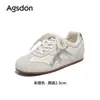 Zapatillas de Entrenamiento Negras Alemanas Aogushi Deng para Mujer 2026 Nuevo Otoño/Invierno Retro Zapatos de Tabla Deportivos de Ballet Suela Suave Zapatos Casuales