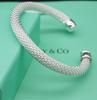 Pulsera Yihua importada de Corea pulsera de malla plateada al por mayor joyería europea y americana venta directa de fábrica