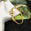 Pulsera de Apertura de Diamantes de Leopardo de Ojos Verdes Más Vendida Transfronteriza Diseño de Nicho Femenino Espejo Pulsera de Vida de Alta Gama