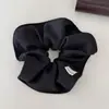 Goma de pelo scrunchie dulce de alta gama estilo coreano para mujer, accesorio versátil para coleta baja estilo perezoso