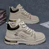 Botas Martin para Hombre 2026 Otoño Nuevo Suela Gruesa Antideslizantes que Aumentan la Altura Zapatos Deportivos Casuales Transpirables Calzado de Trabajo Zapatos de Tabla KS8893