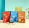 Bolsas de Empaque de Alimentos Hechas a Medida por el Fabricante, Bolsas de Papel de Aluminio Recubierto de Plástico y Aluminio, Snacks de Caja Sorpresa, Bolsas Auto-sellables para Té, Bolsas con Base